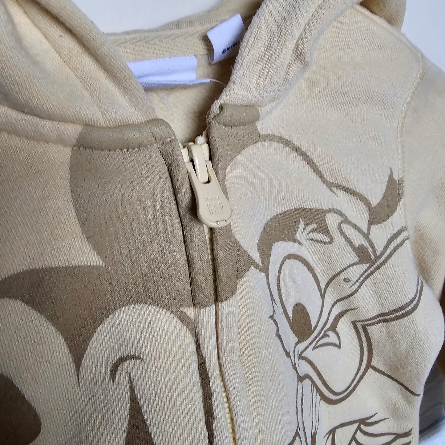 Baby Gap Disney zip yellow hoddie | 12-18 months