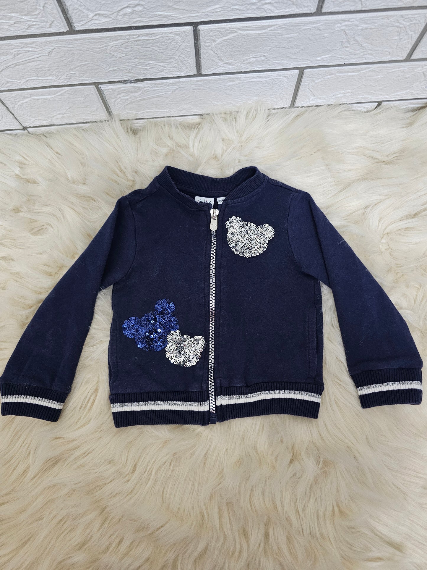 Blukids navy blue jacket | 12-18m