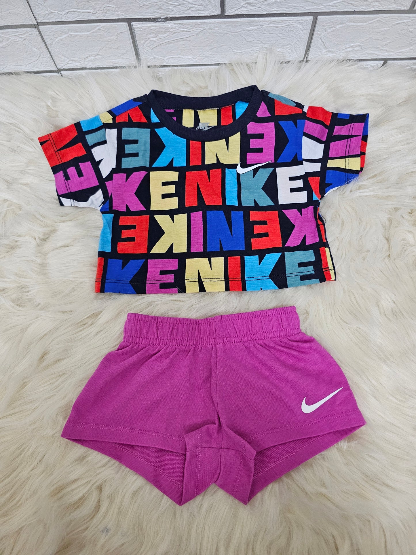 Nike Kids Knit T-Shirt and Short Set | 12m